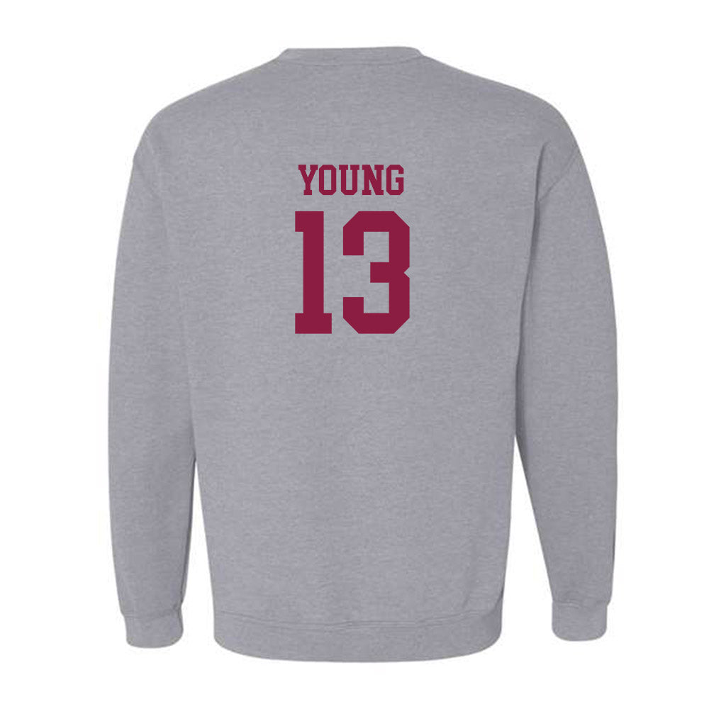 Virginia Tech - NCAA Men's Basketball : Jaydon Young - Fashion Shersey Crewneck Sweatshirt