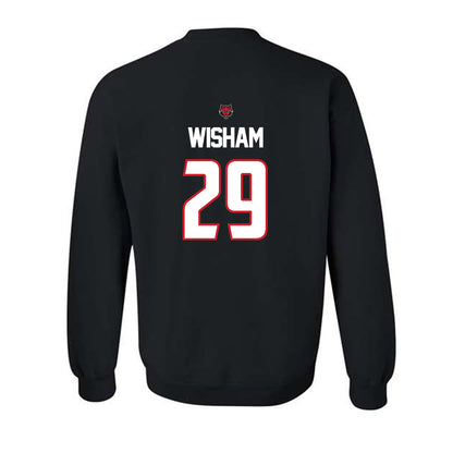 Arkansas State - NCAA Football : Luke Wisham - Crewneck Sweatshirt-1