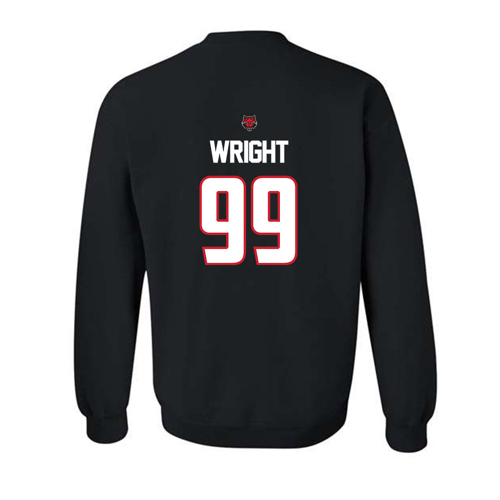 Arkansas State - NCAA Football : Quincy Wright - Crewneck Sweatshirt-1