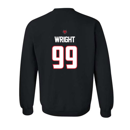 Arkansas State - NCAA Football : Quincy Wright - Crewneck Sweatshirt-1