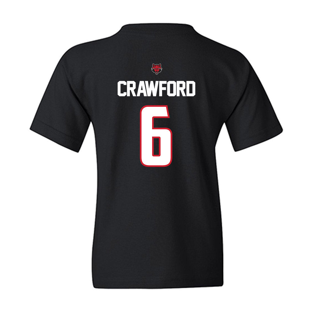 Arkansas State - NCAA Football : Ethan Crawford - Youth T-Shirt-1