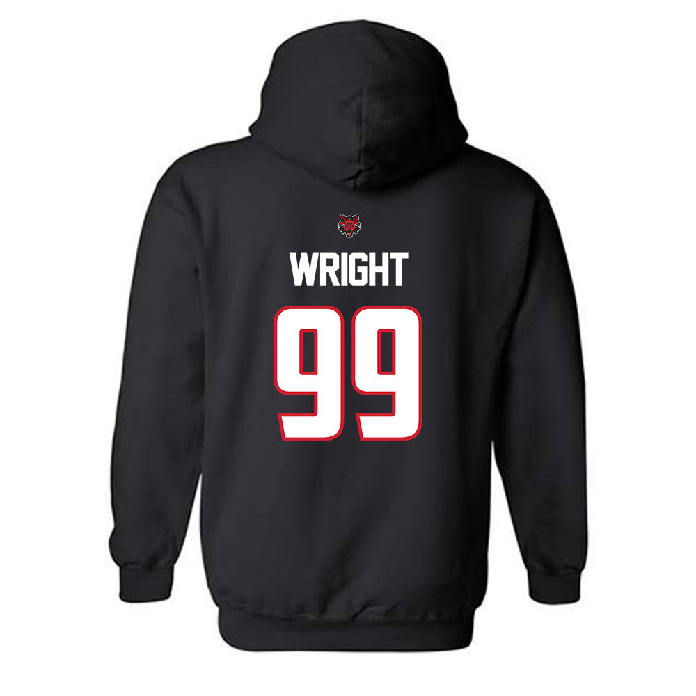 Arkansas State - NCAA Football : Quincy Wright - Hooded Sweatshirt-1