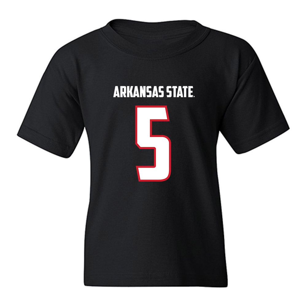 Arkansas State - NCAA Football : Kenyon Clay - Youth T-Shirt-0