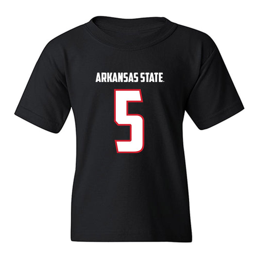 Arkansas State - NCAA Football : Kenyon Clay - Youth T-Shirt-0