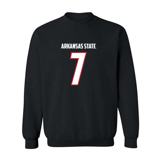 Arkansas State - NCAA Football : Courtney Patterson - Crewneck Sweatshirt-0