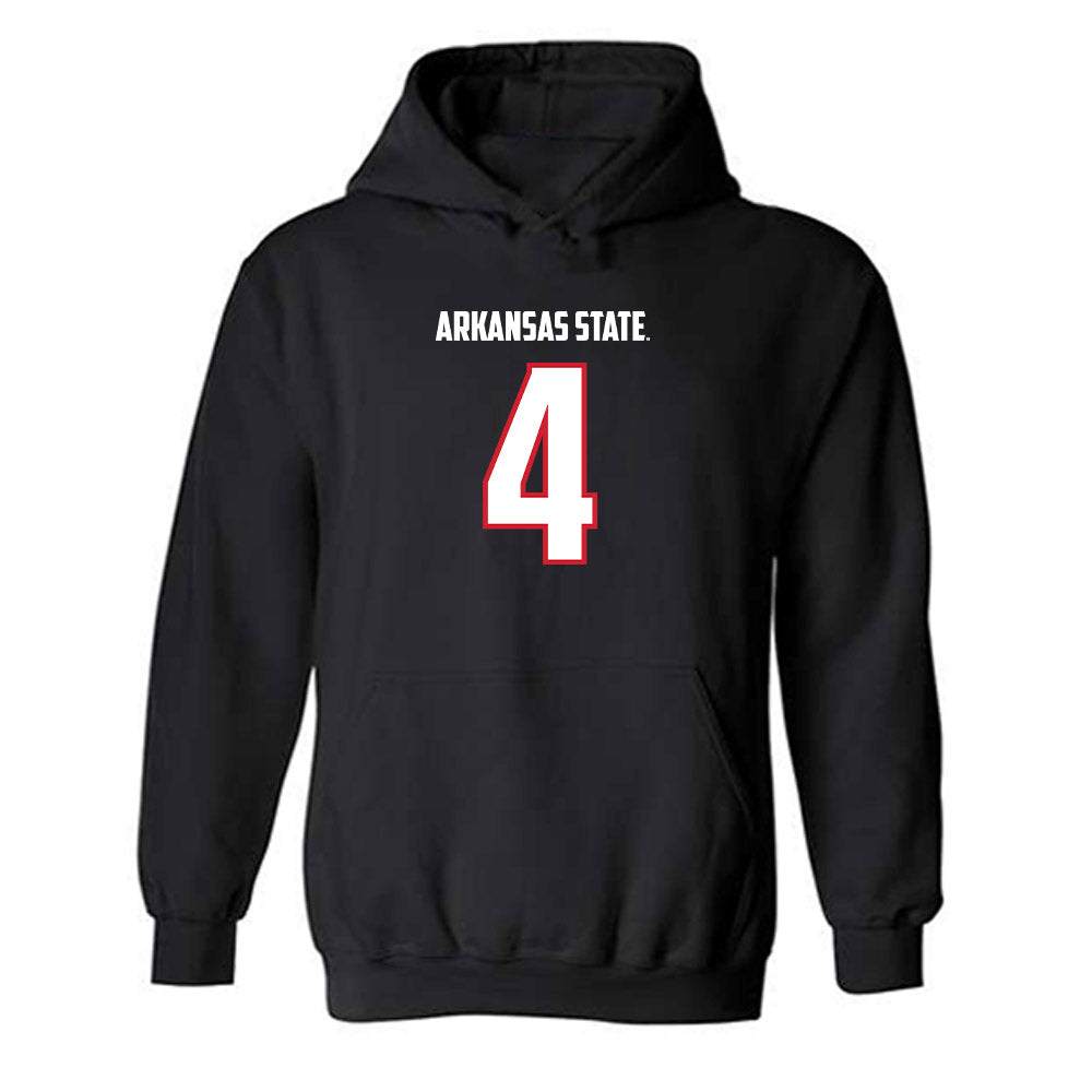 Arkansas State - NCAA Football : Bryan Whitehead II - Hooded Sweatshirt-0