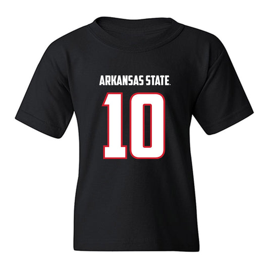 Arkansas State - NCAA Football : DeMarcus Hendricks - Youth T-Shirt-0