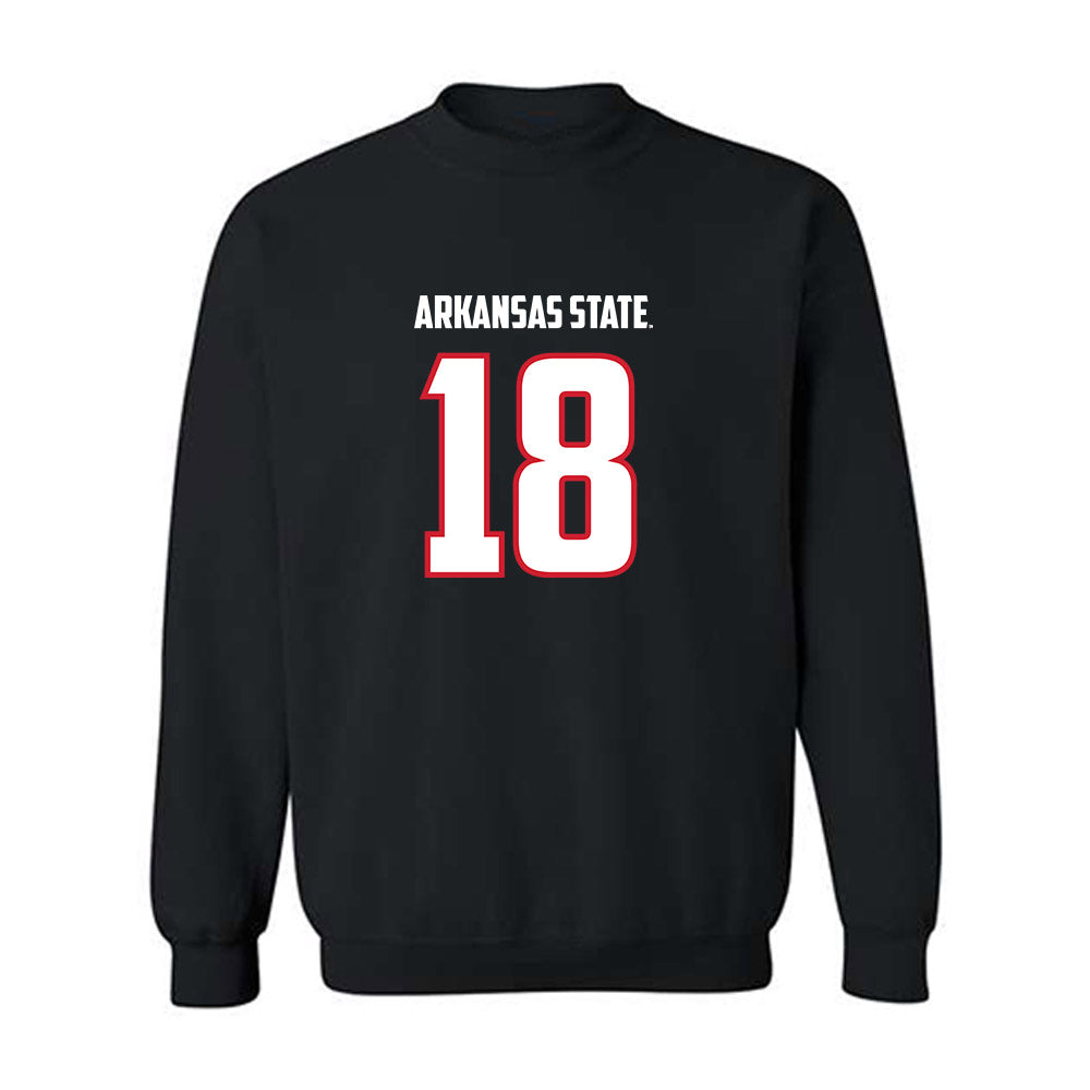 Arkansas State - NCAA Football : Malekhi Weedon - Crewneck Sweatshirt-0
