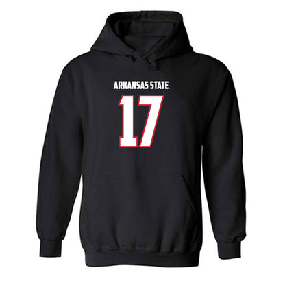 Arkansas State - NCAA Football : Christopher Boti - Hooded Sweatshirt-0