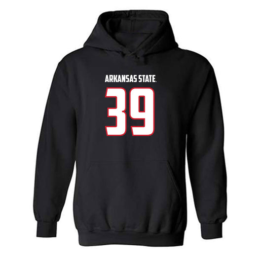 Arkansas State - NCAA Football : Ethan Bowman - Hooded Sweatshirt-0
