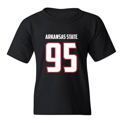 Arkansas State - NCAA Football : Jakwon Mcginney - Youth T-Shirt-0