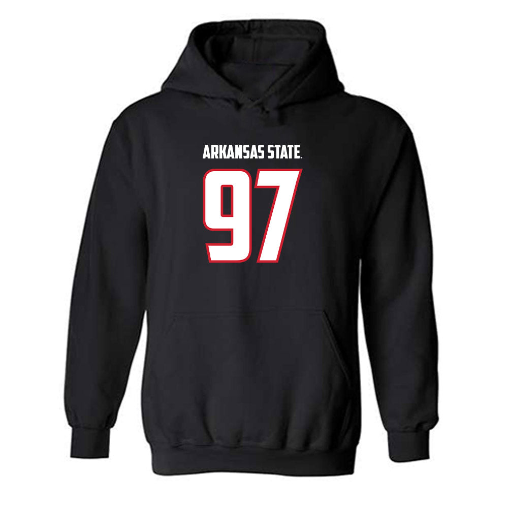 Arkansas State - NCAA Football : Tony Carter - Hooded Sweatshirt-0