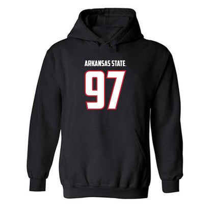Arkansas State - NCAA Football : Tony Carter - Hooded Sweatshirt-0