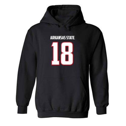 Arkansas State - NCAA Football : Romel Stevens - Hooded Sweatshirt-0