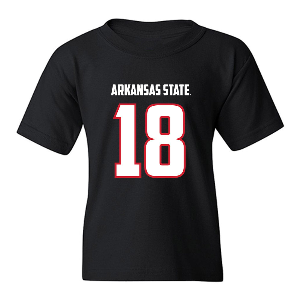 Arkansas State - NCAA Football : Romel Stevens - Youth T-Shirt-0