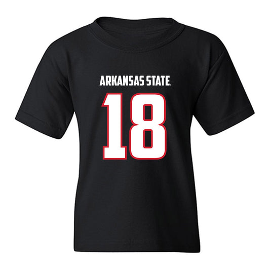 Arkansas State - NCAA Football : Romel Stevens - Youth T-Shirt-0