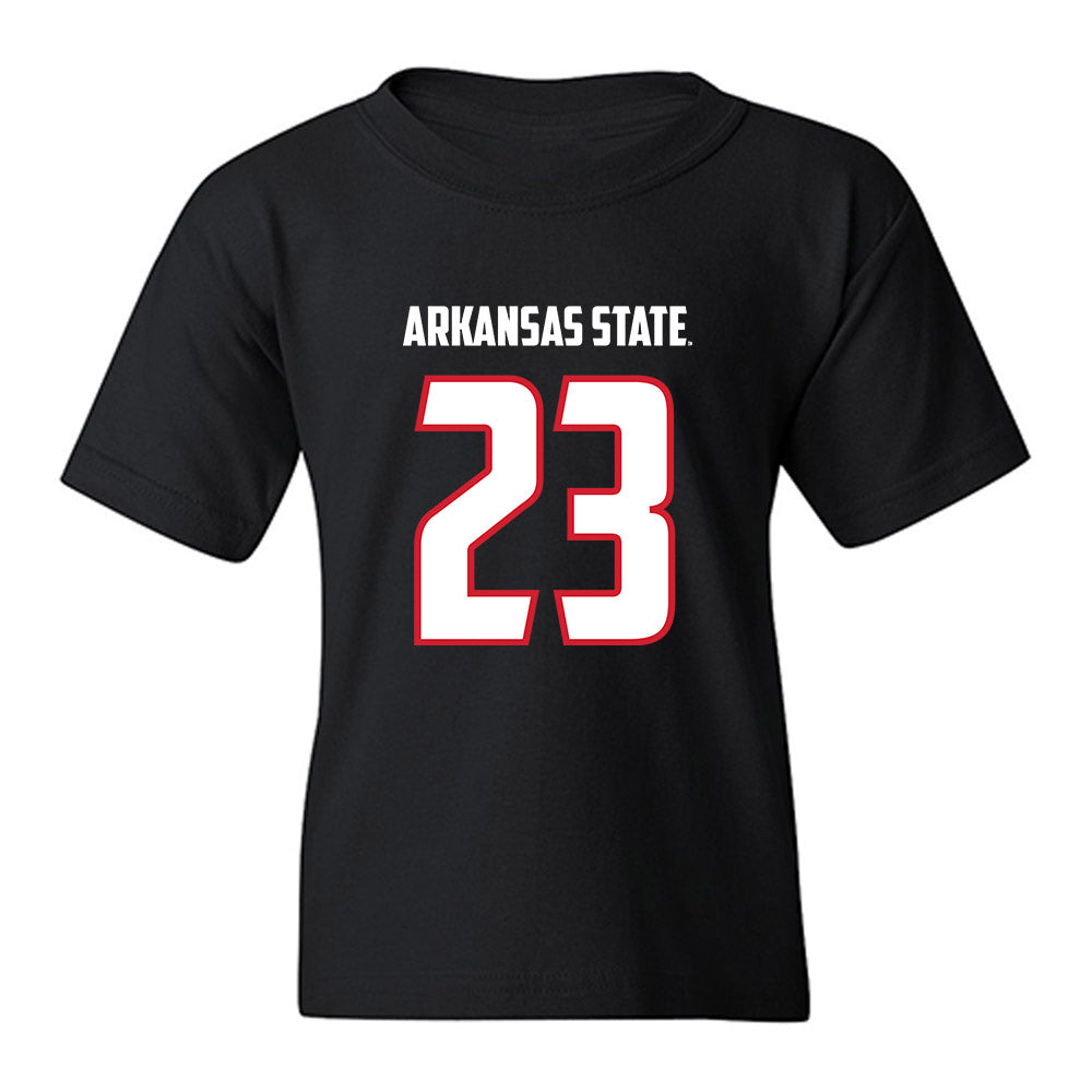Arkansas State - NCAA Football : Caleb Donaldson - Youth T-Shirt-0