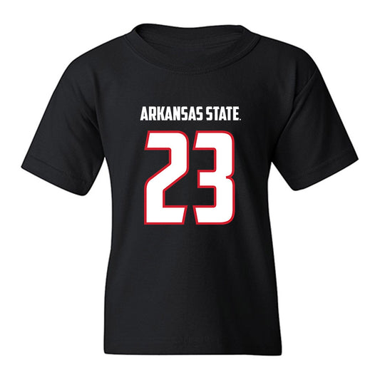Arkansas State - NCAA Football : Caleb Donaldson - Youth T-Shirt-0