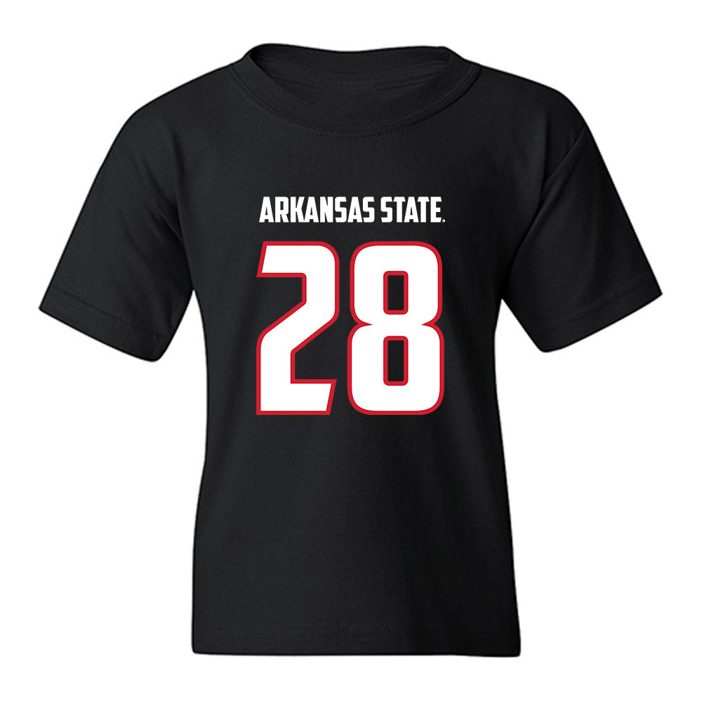 Arkansas State - NCAA Football : Daniel Demery - Youth T-Shirt-0