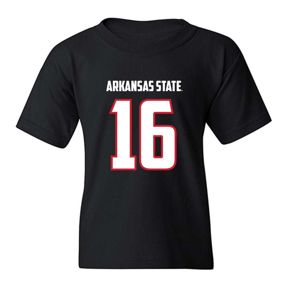 Arkansas State - NCAA Football : Bj Wagner - Youth T-Shirt-0