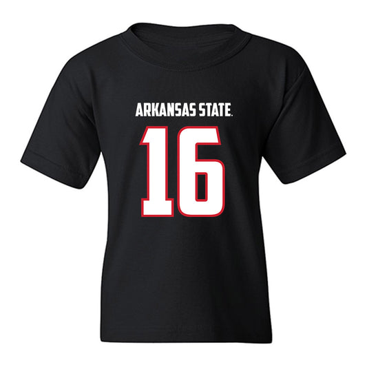 Arkansas State - NCAA Football : Bj Wagner - Youth T-Shirt-0