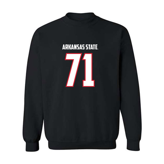 Arkansas State - NCAA Football : Chace Stratford - Crewneck Sweatshirt-0