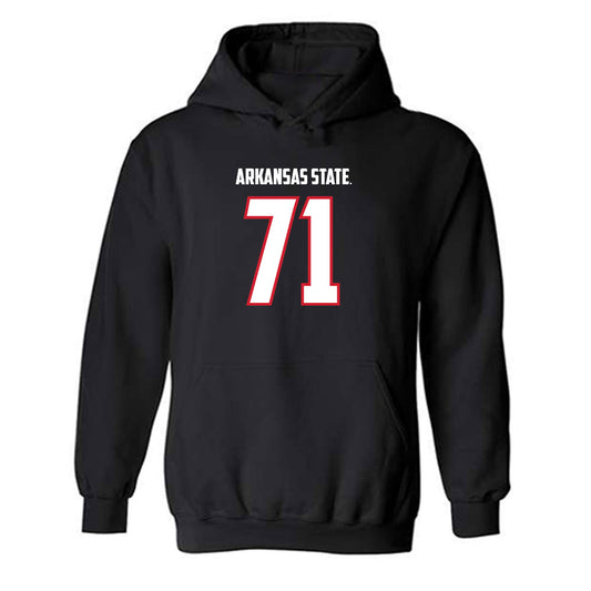 Arkansas State - NCAA Football : Chace Stratford - Hooded Sweatshirt-0