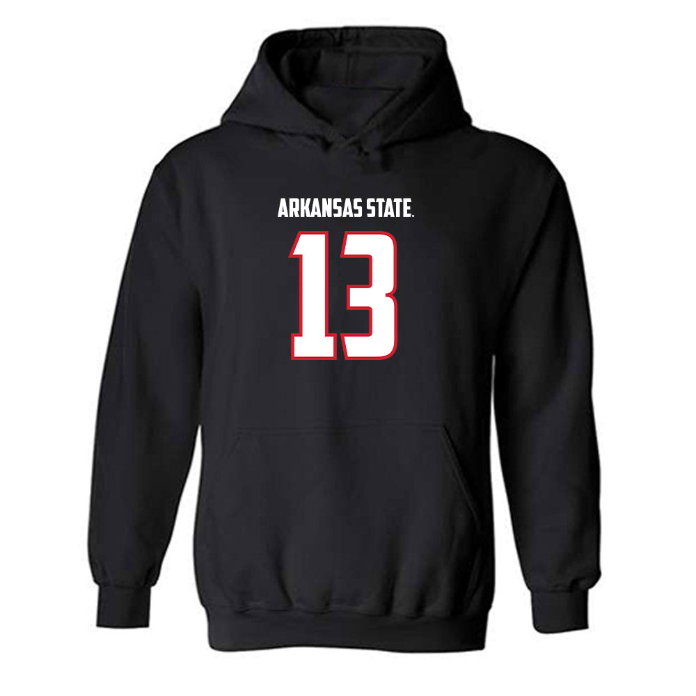 Arkansas State - NCAA Football : Tyrell Lewis - Hooded Sweatshirt-0