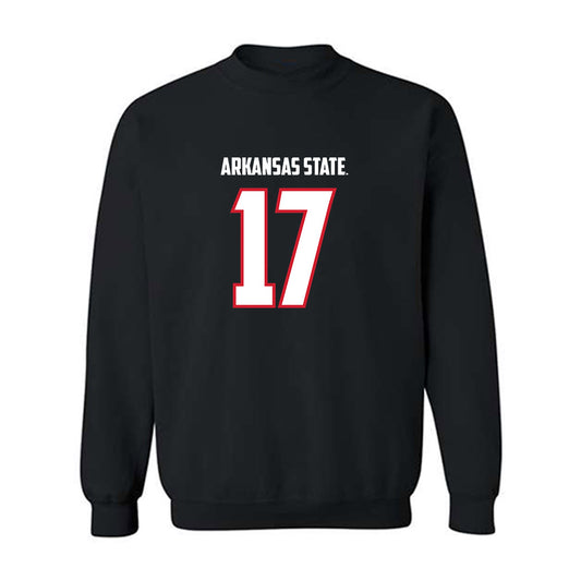 Arkansas State - NCAA Football : Christopher Boti - Crewneck Sweatshirt-0