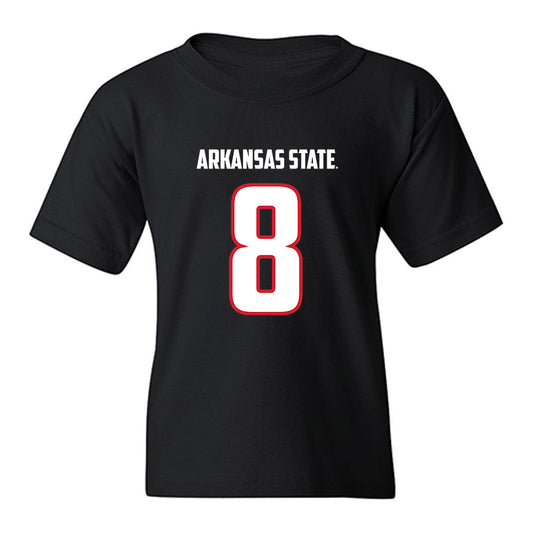 Arkansas State - NCAA Football : Dylan Crisp - Youth T-Shirt-0
