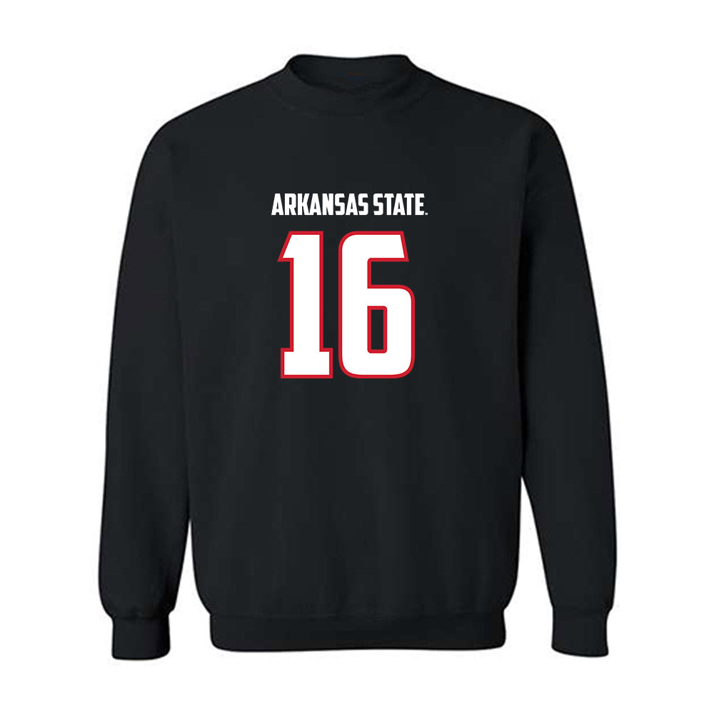 Arkansas State - NCAA Football : Bj Wagner - Crewneck Sweatshirt-0