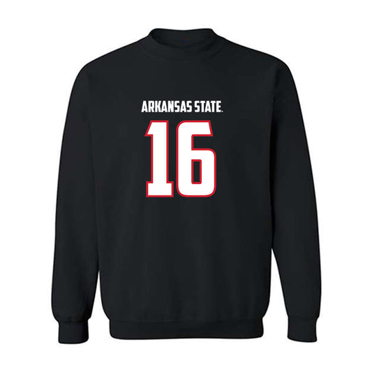 Arkansas State - NCAA Football : Bj Wagner - Crewneck Sweatshirt-0