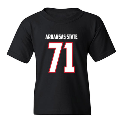 Arkansas State - NCAA Football : Chace Stratford - Youth T-Shirt-0