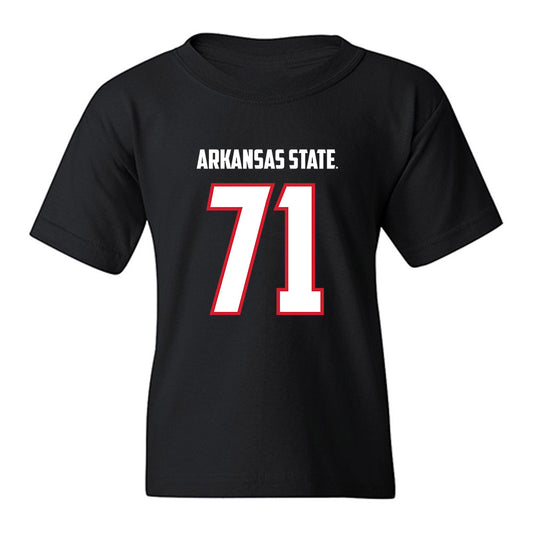 Arkansas State - NCAA Football : Chace Stratford - Youth T-Shirt-0