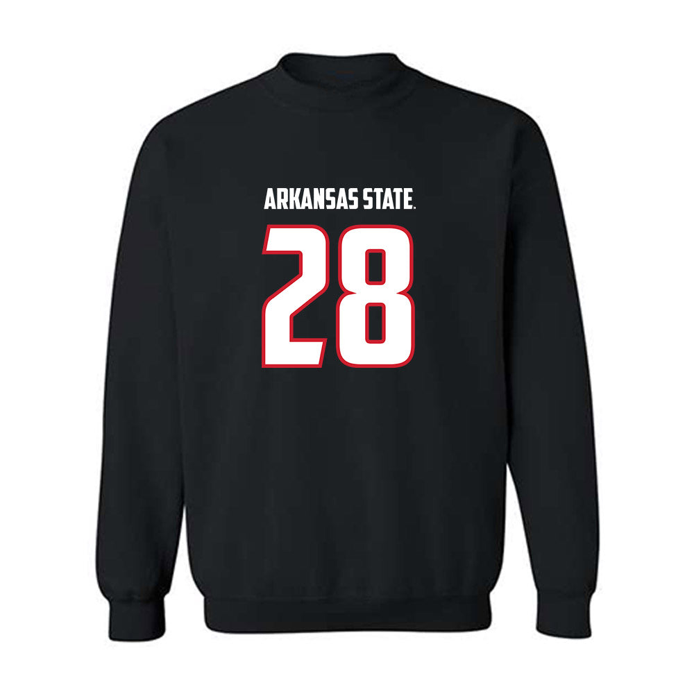 Arkansas State - NCAA Football : Daniel Demery - Crewneck Sweatshirt-0