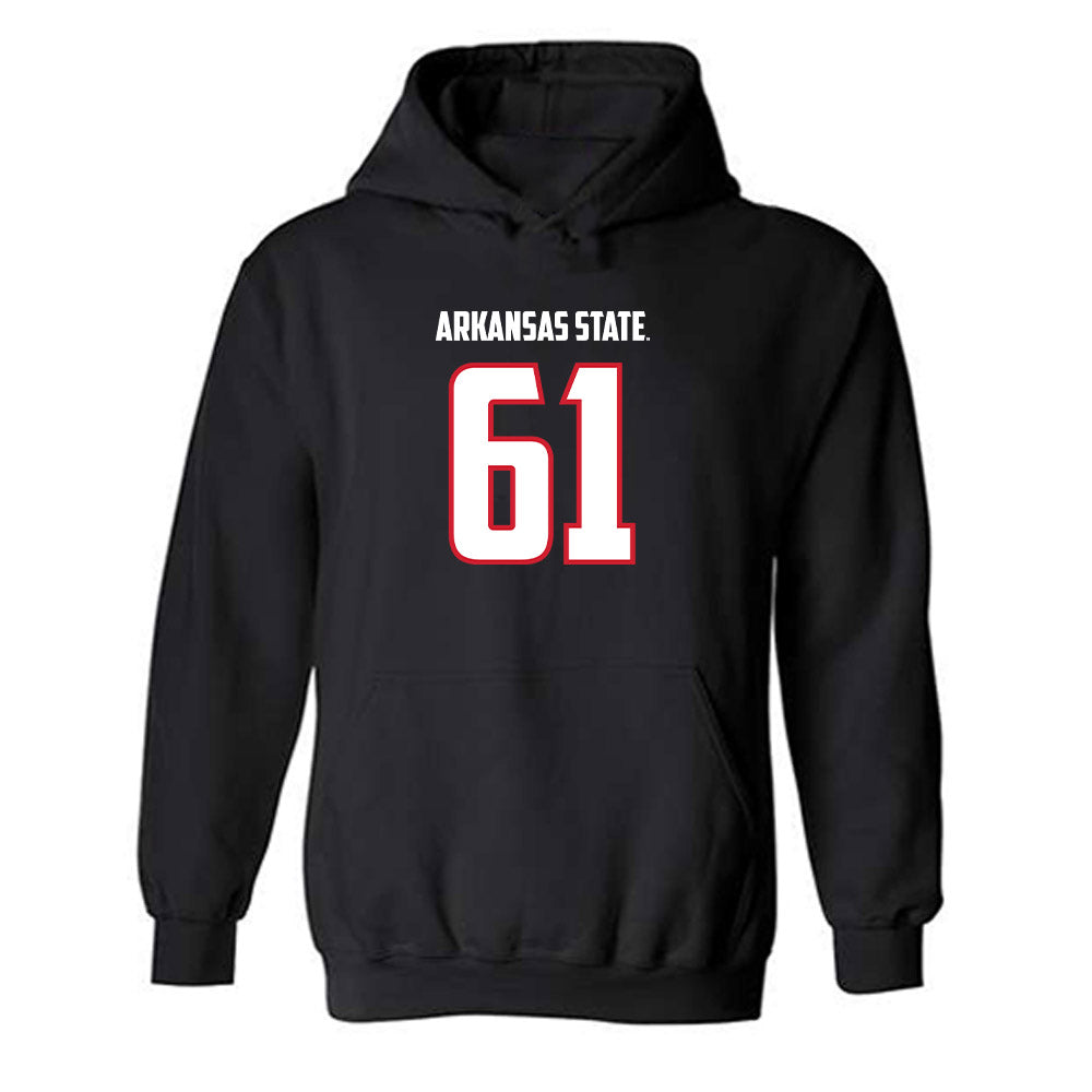 Arkansas State - NCAA Football : Adam Hickerson - Hooded Sweatshirt-0