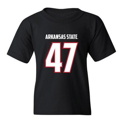 Arkansas State - NCAA Football : Lucas Banks - Youth T-Shirt