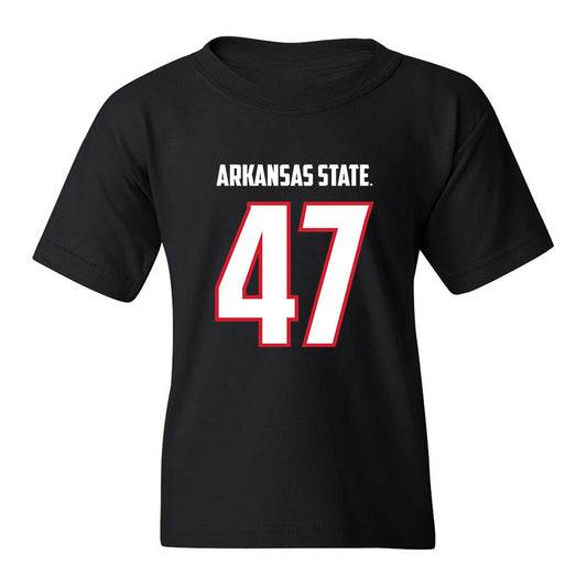 Arkansas State - NCAA Football : Lucas Banks - Youth T-Shirt