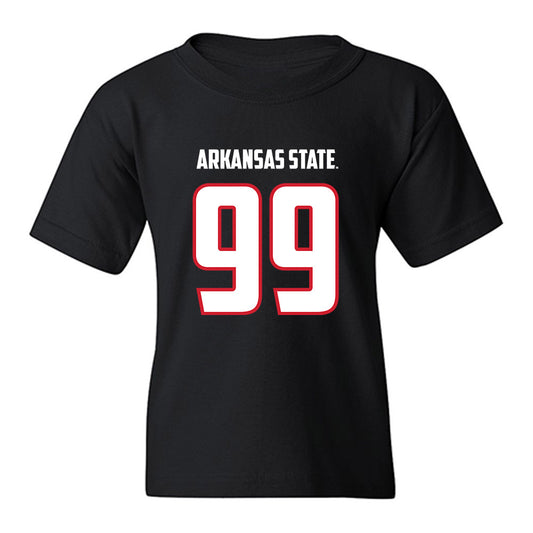 Arkansas State - NCAA Football : Quincy Wright - Youth T-Shirt-0