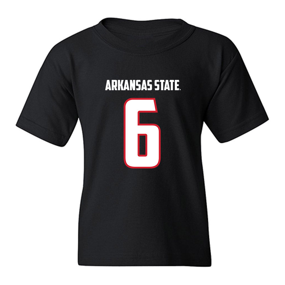 Arkansas State - NCAA Football : Ethan Crawford - Youth T-Shirt-0