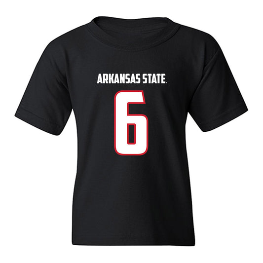 Arkansas State - NCAA Football : Ethan Crawford - Youth T-Shirt-0