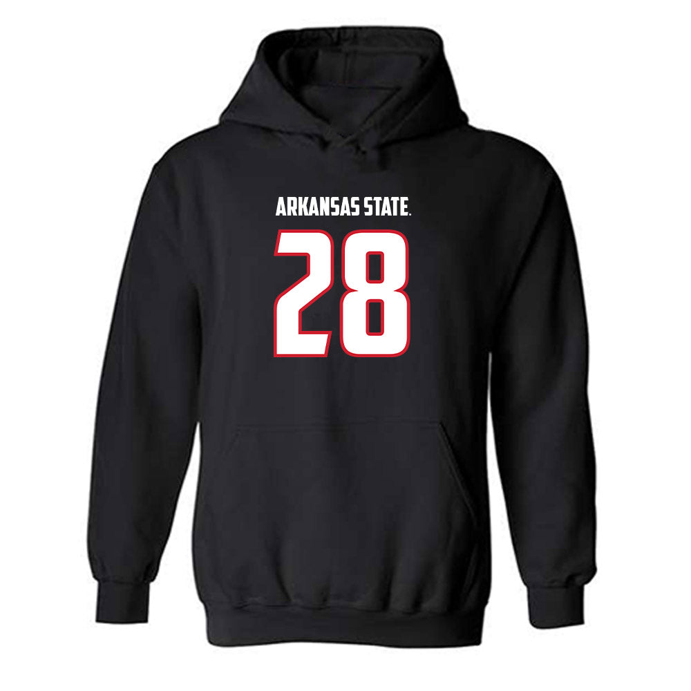 Arkansas State - NCAA Football : Daniel Demery - Hooded Sweatshirt-0