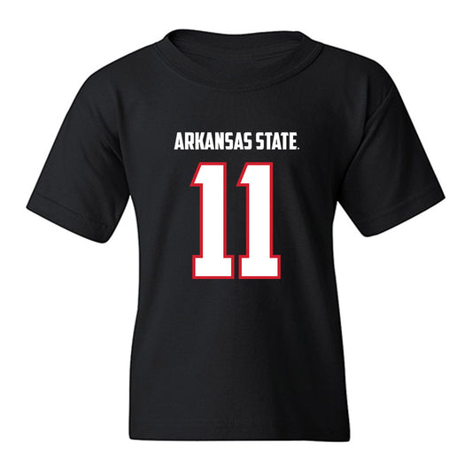 Arkansas State - NCAA Football : Demarcco Blanton - Youth T-Shirt-0