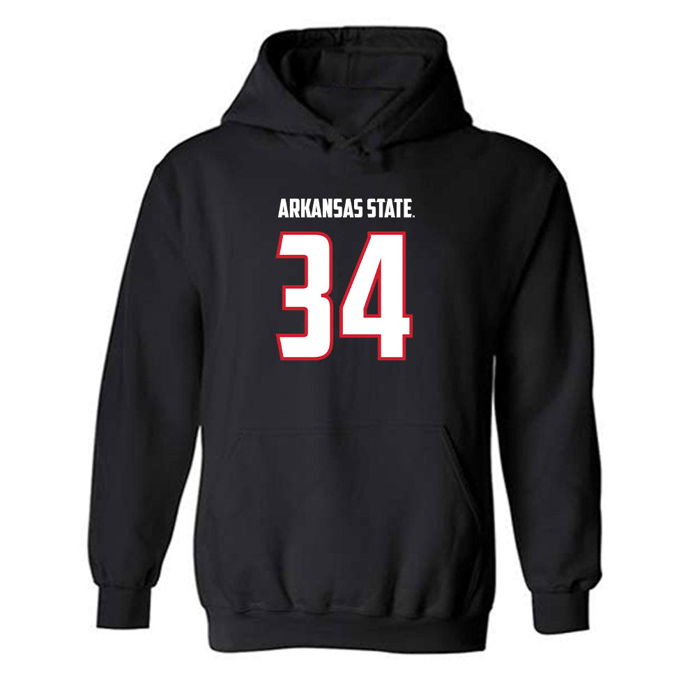 Arkansas State - NCAA Football : Marquis Williams - Hooded Sweatshirt-0