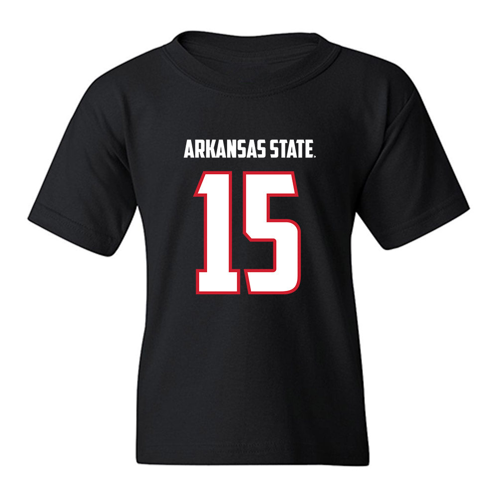 Arkansas State - NCAA Football : Andrew Jones - Youth T-Shirt-0