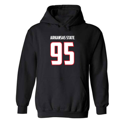 Arkansas State - NCAA Football : Jakwon Mcginney - Hooded Sweatshirt-0