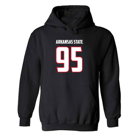 Arkansas State - NCAA Football : Jakwon Mcginney - Hooded Sweatshirt-0