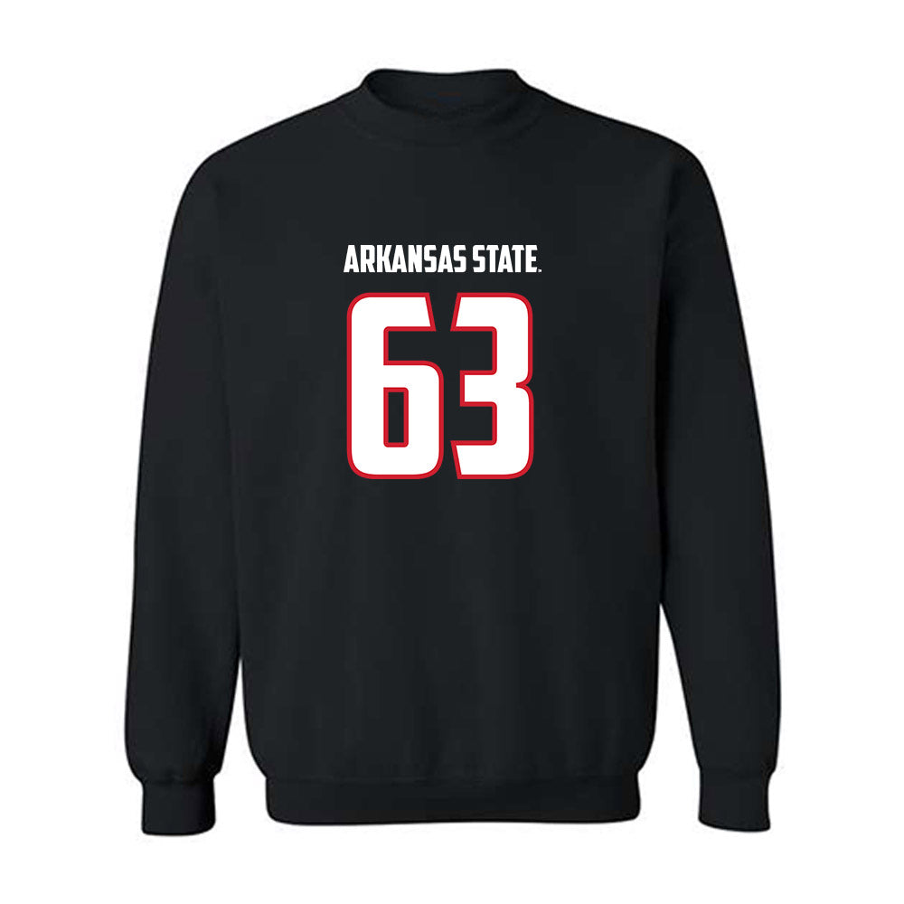 Arkansas State - NCAA Football : Aiden Kehm - Crewneck Sweatshirt-0