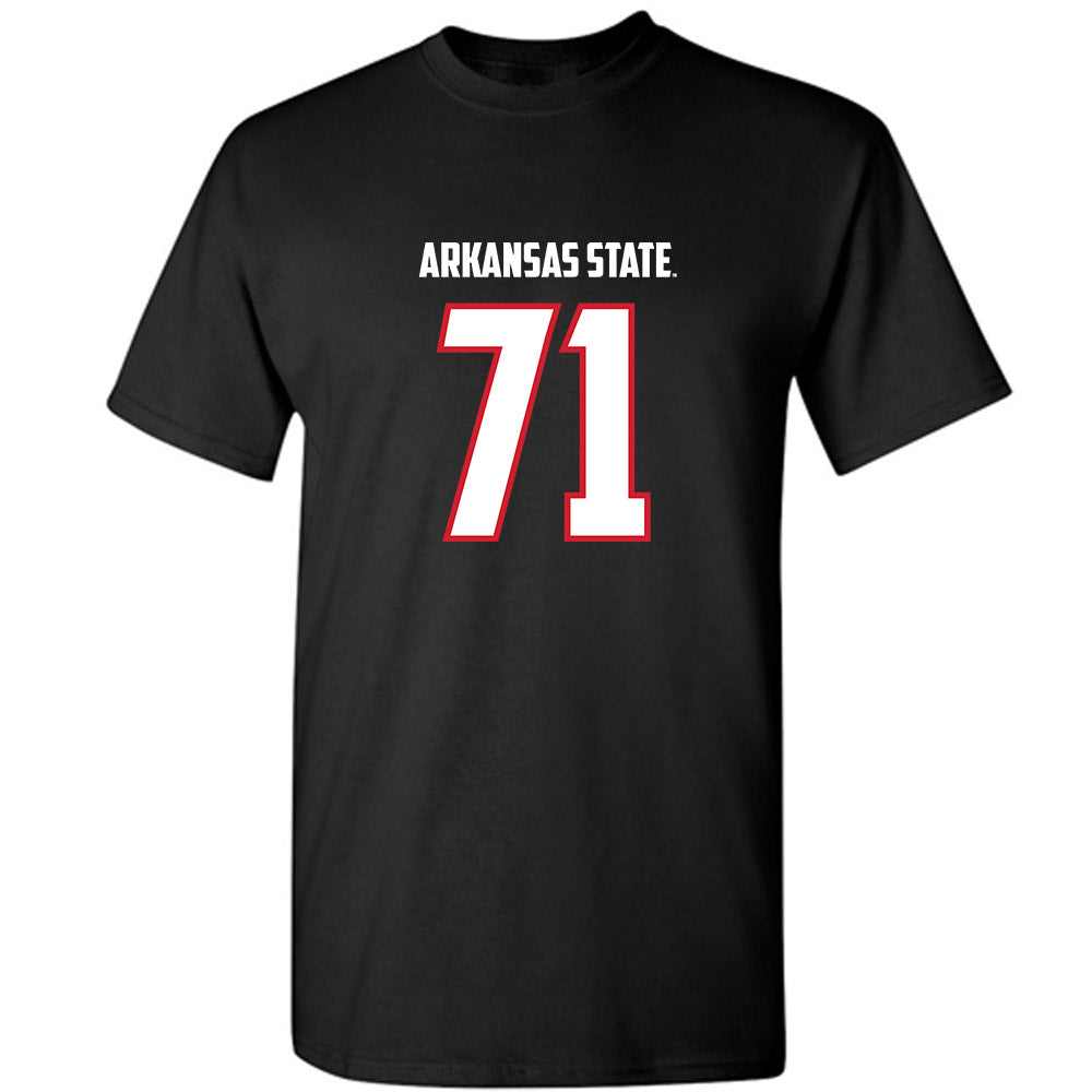 Arkansas State - NCAA Football : Chace Stratford - T-Shirt-0