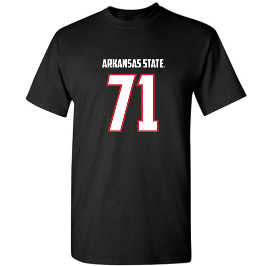 Arkansas State - NCAA Football : Chace Stratford - T-Shirt-0